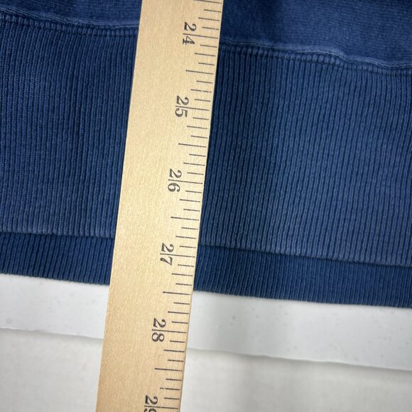 VTG 90s Notre Dame Fightin Irish Sweatshirt Extra Large Blue Thrashed Crewneck - Picture 14 of 16